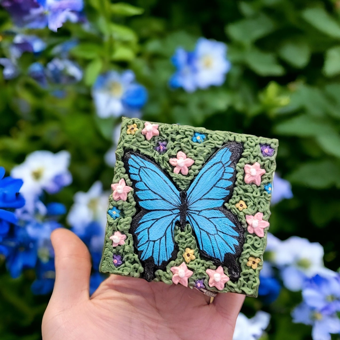 Mini textured Butterfly Canvases