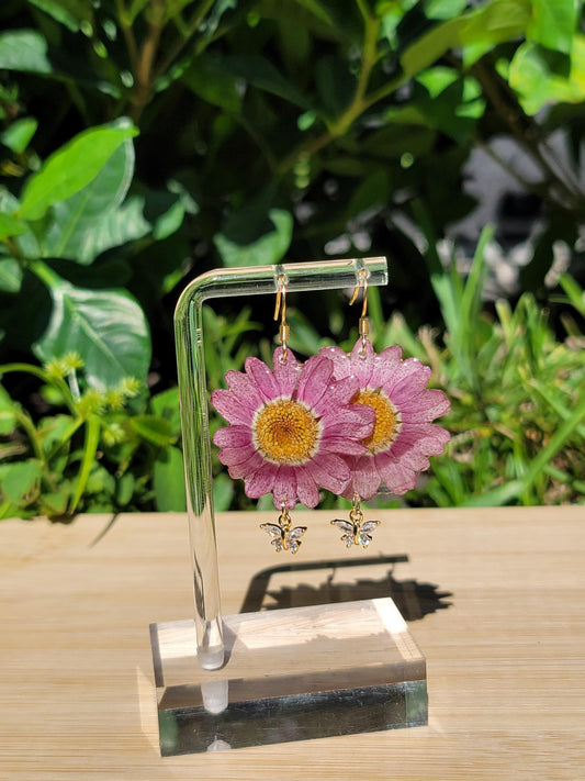 Marguerite Daisy 18k Gold plated Earrings