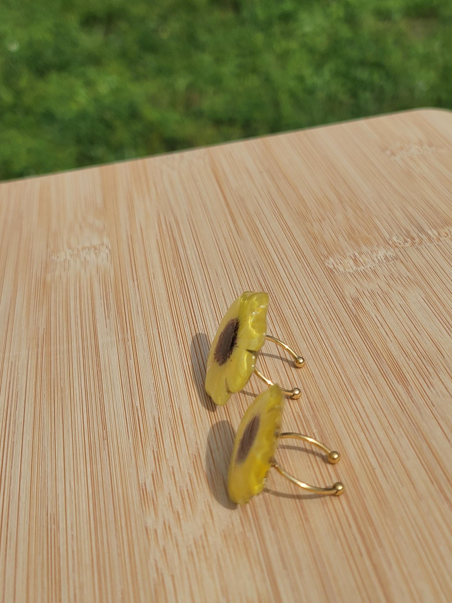 Real Sunflower Ring