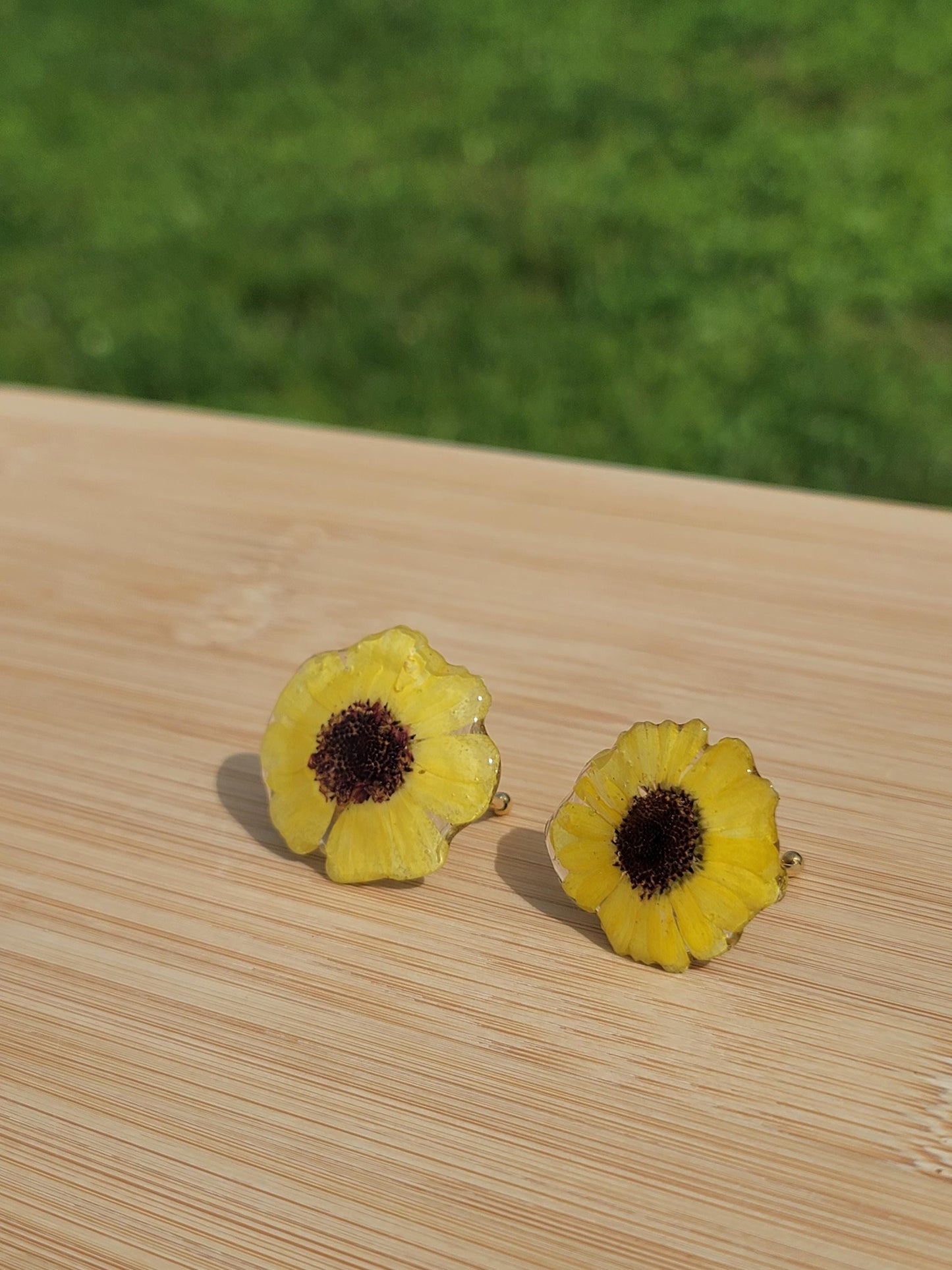 Real Sunflower Ring