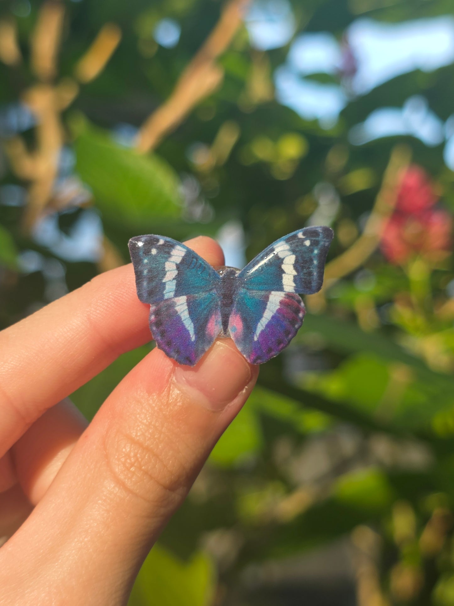 Butterfly shoe charms