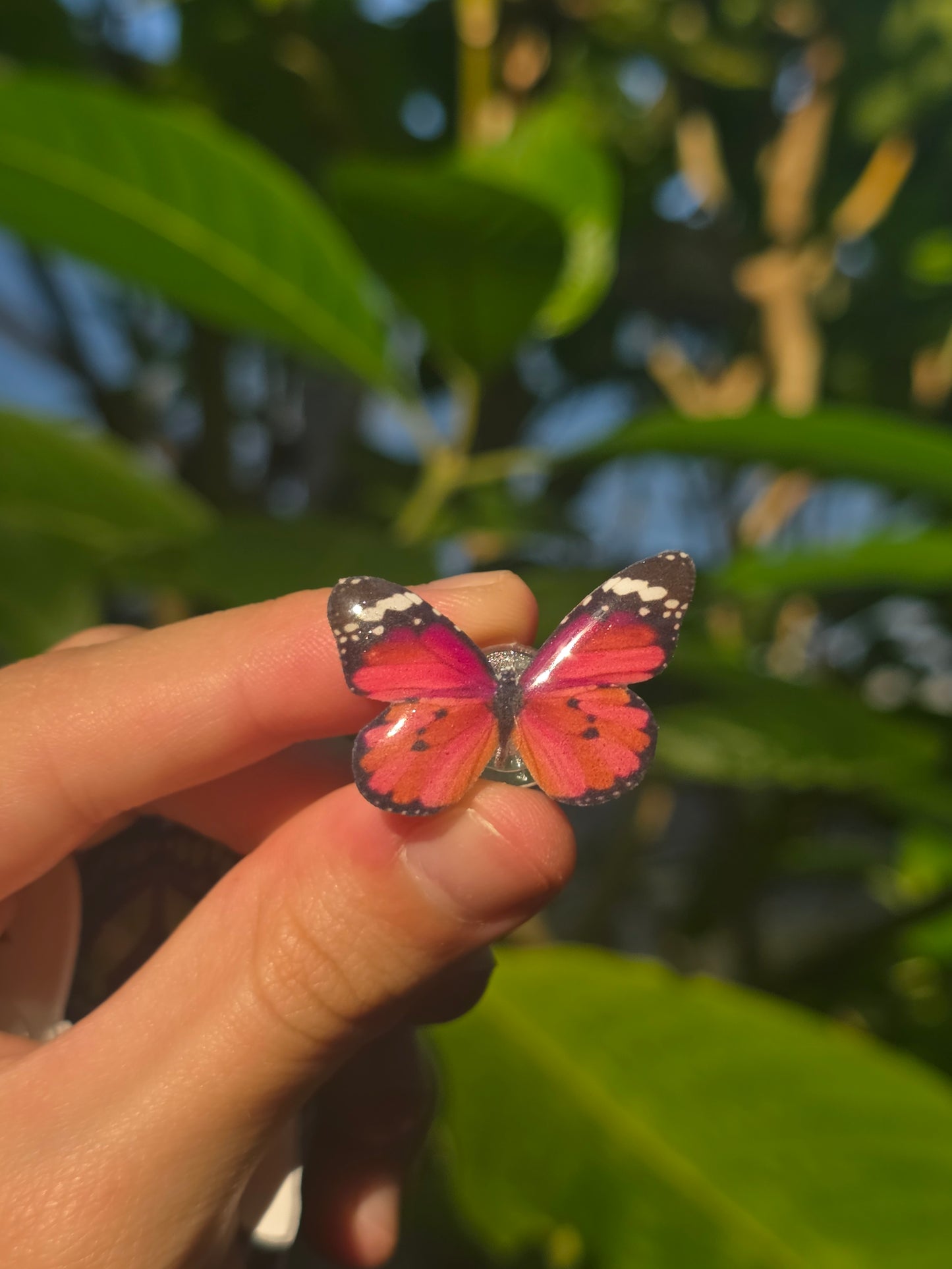 Butterfly shoe charms